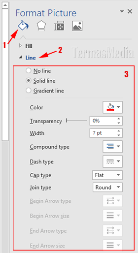 Memberi garis tepi (border) pada gambar di dokumen Microsoft Word