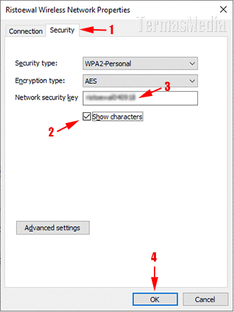 Cara melihat atau mengetahui password wifi yang tersimpan di Windows 10