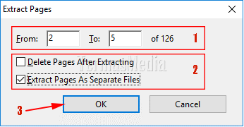 Mengektrak halaman tertentu file PDF menggunakan Adobe Acrobat