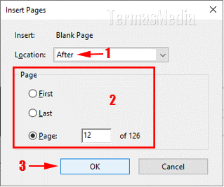 Membuat Atau Menyisipkan Halaman Kosong PDF Dengan Adobe Acrobat