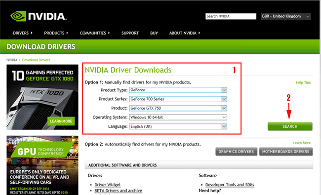 Update driver NVIDIA High Definition Audio
