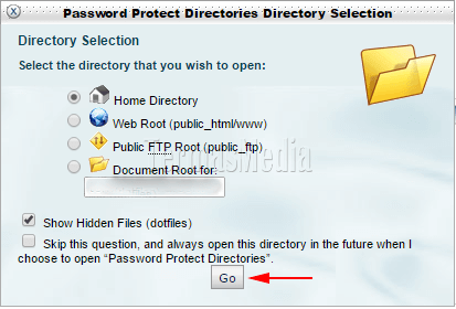 Memproteksi folder atau direktori di cPanel dengan password