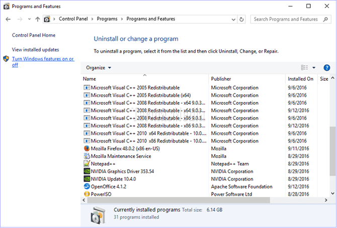 Mematikan (turn off) browser Internet Explorer di Windows 10