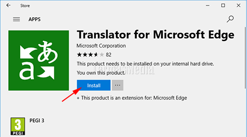 Menterjemahkan laman website ke bahasa berbeda di Microsoft Edge