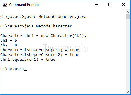 Menggunakan kelas Character di Java