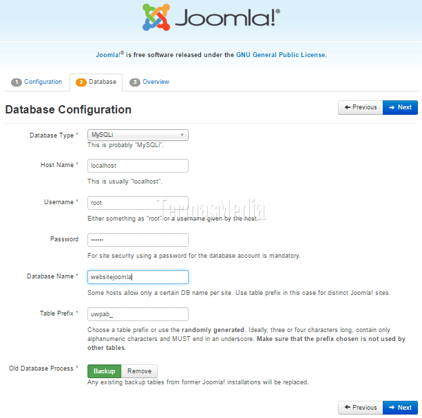 Instalasi Joomla 3 di localhost