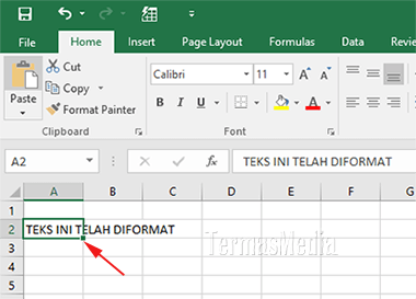 Menghapus pemformatan sel (cell) di Excel dengan cepat