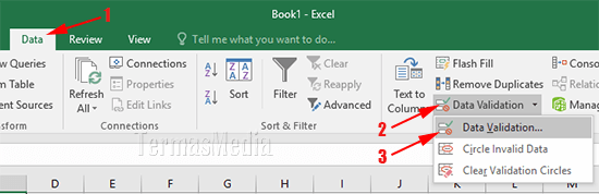 Cara validasi data di Microsoft Excel