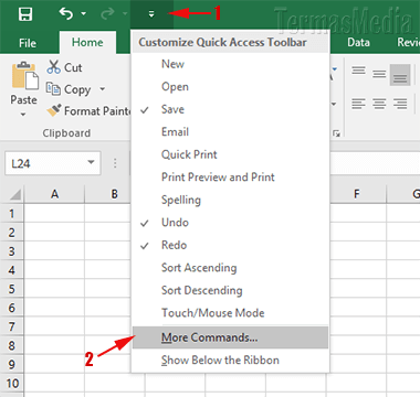 Cara membuat formulir input data (data entry form) di Microsoft Excel