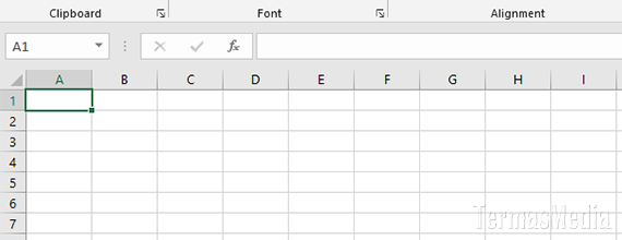 Mengubah atau mengganti jenis font header lembar kerja (worksheet atau sheet Microsoft Excel