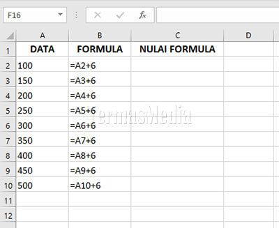 Menyalin hanya nilai saja tanpa formula di Microsoft Excel