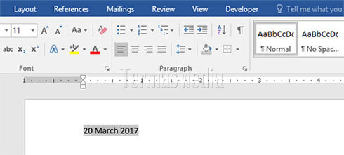 Cara menonaktifkan atau menghilangkan field shading di Microsoft Word