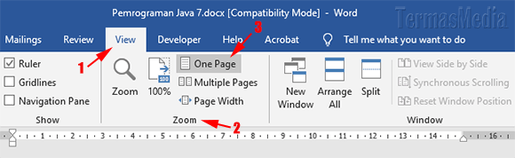 Cara melihat beberapa halaman dokumen sekaligus di Microsoft Word
