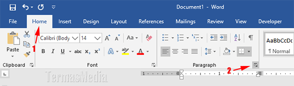 Meluruskan mensejajarkan (align) tanda simbol desimal koma di tabel Microsoft Word
