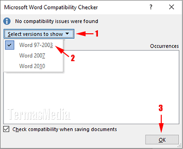 Cara mematikan atau keluar dari Compatibility Mode di Microsoft Word