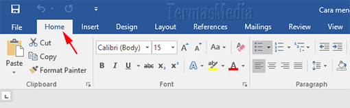 Membuat garis batas (border) di sekitar teks di dokumen Microsoft Word