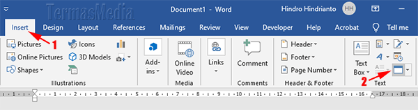 Menyisipkan lembar kerja (spreadsheet) Excel ke dokumen Microsoft Word