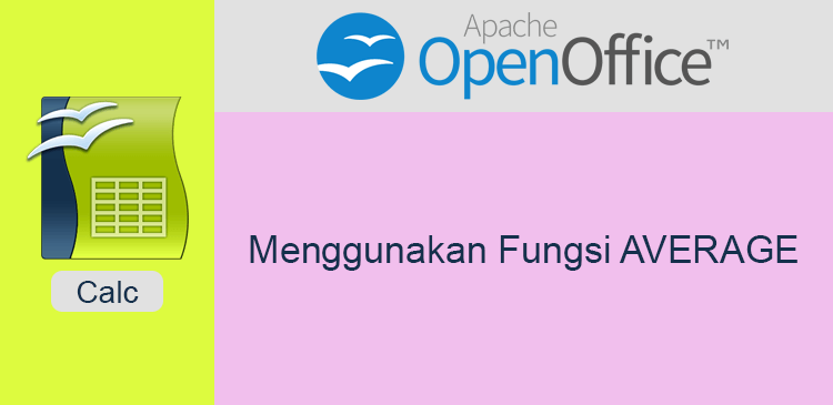 Menggunakan fungsi AVERAGE di OpenOffice Calc
