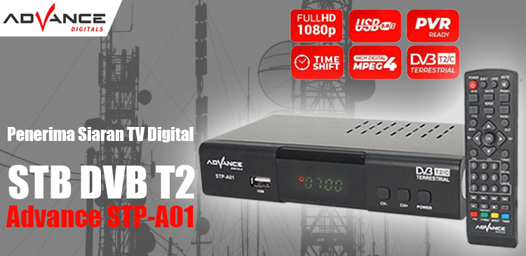 Set Top Box STB DVB T2 Advance STP-A01