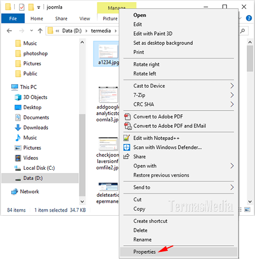 Cara edit metadata file gambar di Microsoft Windows