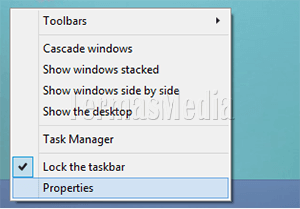 Menghapus ataua menghilangkan ikon Windows Store Apps dari taskbar