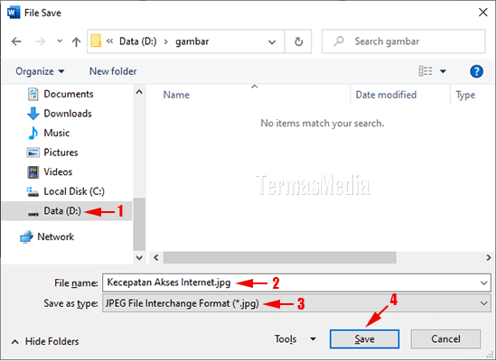 Cara mengubah atau mengkonversi format PNG ke JPG di Windows 10