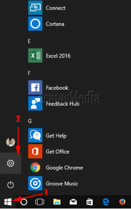 Mengubah Start Menu di Microsoft Windows 10 menjadi full screen