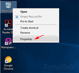 Menghapus file atau tolder tanpa menyimpannya di recycle bin