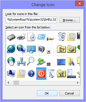 Membuat dan menambahkan tombol shutdown di start screen Windows