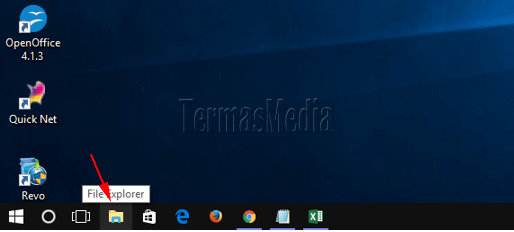 Membuka atau menjalankan File Explorer di Windows 10