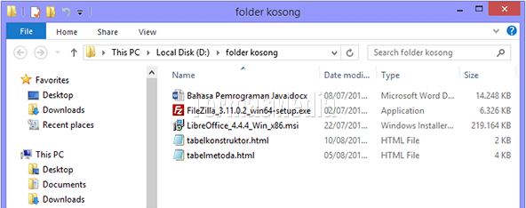 Mengkompres (zip) dan mengekstrak (unzip) file-file di Windows