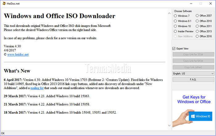 Cara mendapatkan file iso Microsoft Office terbaru